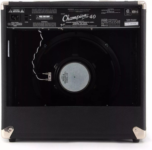 Fender Champion Series 40 - Negro/Plata - 220V