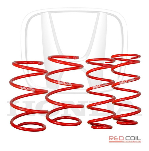 Kit Molas Esportivas Red Coil New Civic 2013 Á 2016 Rc-404