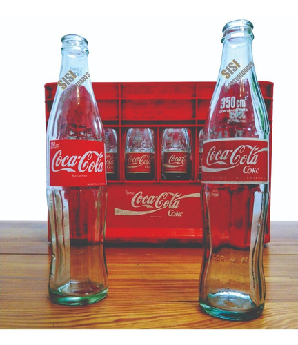 Botella Antigua Coca Cola 350cm3 80 90 20