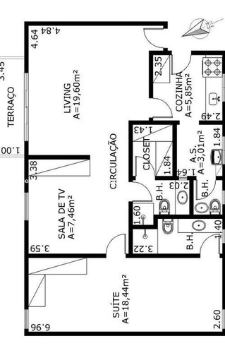 Apartamento Para Venda Em São Paulo, Vila Olimpia, 3 Dormitórios, 1 Suíte, 3 Banheiros, 1 Vaga - 3056_2-1131829