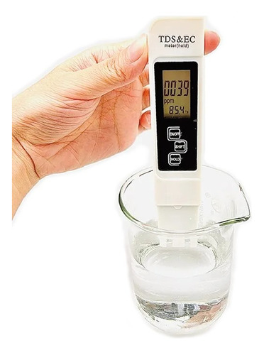  Medidor Ec Tds Pureza Calidad Agua 0-9990 Ppm Temperatura