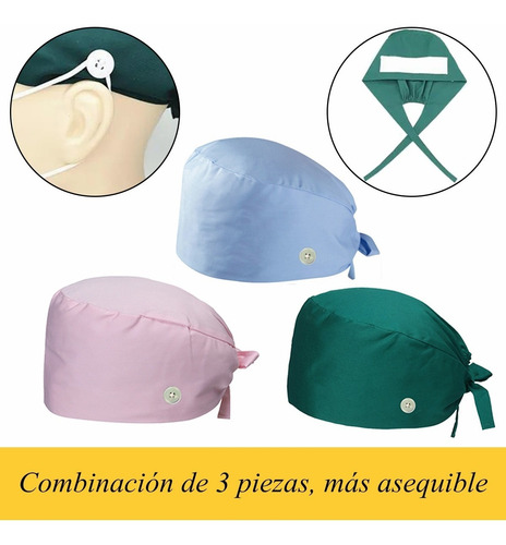 Imagen 2 de 7 de Gorro Médico Quirúrgico