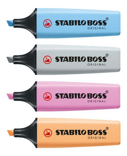 Stabilo Boss Pastel 4 New Shades 2021, Originals