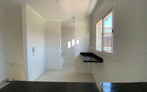 Imagem 10 de 15 de Casa Nova, De 2 Dormitórios Em Condomínio Em Praia Grande Sp.