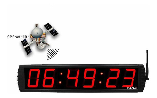 Ganxin Reloj Pared Gps Digital Gran Brillo