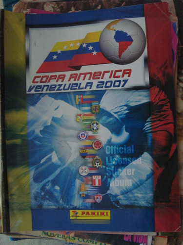 Album De Figuritas Copa America Venezuela 2007 Vacío Impecab