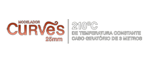 Modelador Curves Red 3/4 (19mm) Bivolt - Taiff Profissional