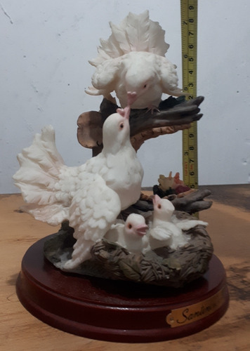 Imagen 3 de 3 de Santini Figura De Colección, Adorno, Decoración, Palomas