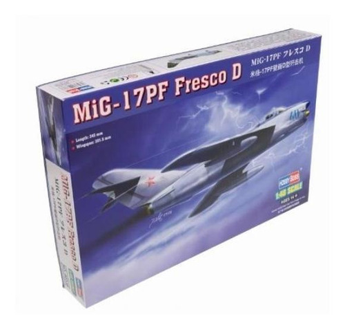 Maqueta Hobbyboss 80336 Avion Mig-17pf Fresco D Escala 1/48