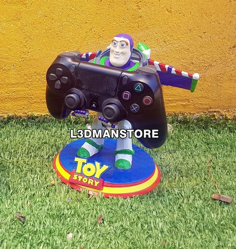 Soporte Buzz Lightyear Toy Story Para Joystick Y Celular