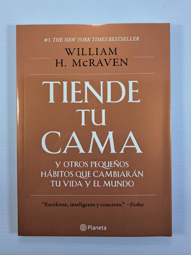 Tiende Tu Cama - William H. Mcraven - Libro Nuevo
