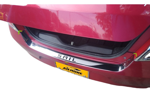 Accesorio Cromado De Bumper Chevrolet Sail 2013 - 2019