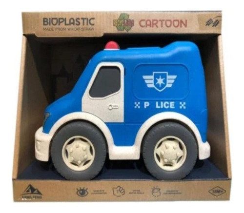 Juguete Camion De Policia Bioplastic