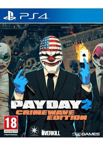 Payday 2 Crimewave Edition Ps4 Fisico Nuevo No Sellado