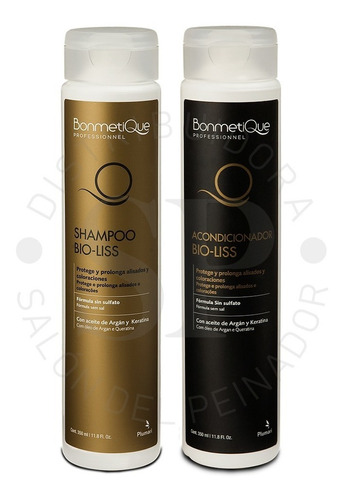 Kit Bonmetique Bioliss Shampoo + Acondicionador X350ml 