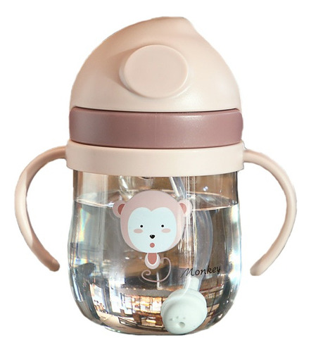 Vaso para bebés antiderrame Ivarma ET00179-181 color rosa de 250mL