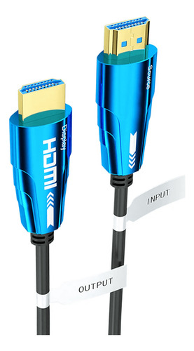 Cabo Fibra Óptica Hdmi 2.0 4k 60hz / 18gbps De 25 Metros