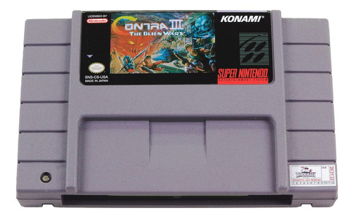 Contra Iii 3 The Alien Wars Super Nintendo Snes Completo