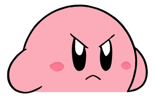 Ikigomu - Calcomana De Anime Kirby Peeking Para Automvil, Ca