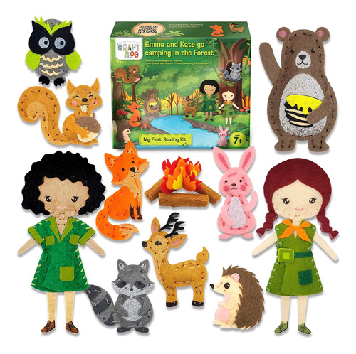 Kit De Costura De Bosque Niños, Divertido Y Educativo ...