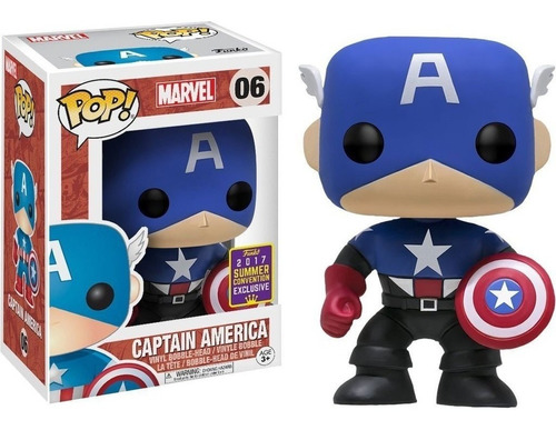 Funko Pop Marvel - Captain America #06 Exclusivo Summer