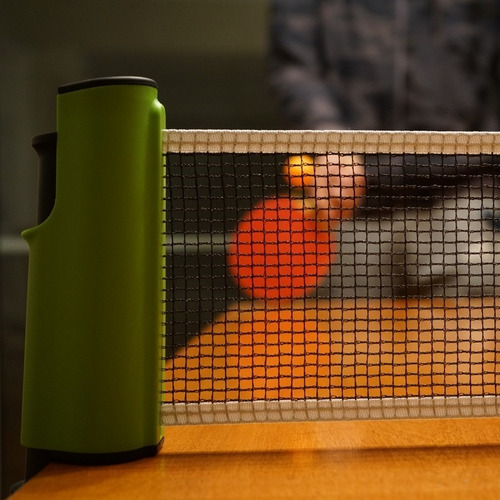 Imagen 4 de 6 de Set Ping Pong Portátil 2 Paletas + Pelotas + Red Retráctil