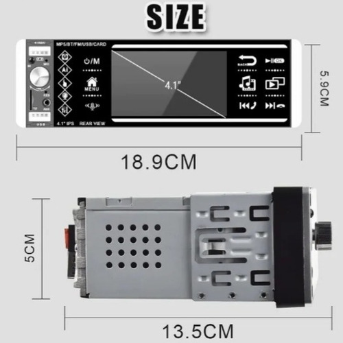 Radio 1 Din Mirror Link Touch Volvo Xc60