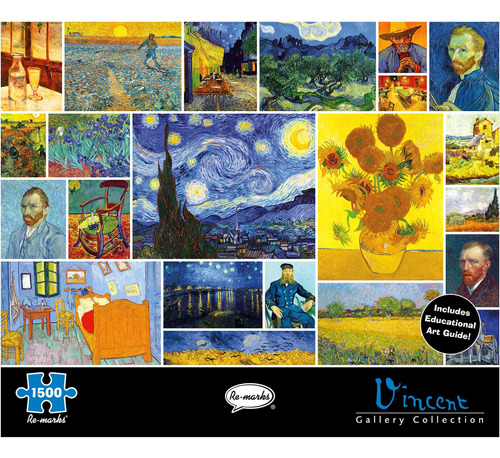 Re-marks Vincent Van Gogh Rompecabezas De 1500 Piezas, Rompe