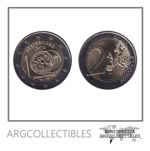 Luxemburgo Moneda 2 Euros 2024 Bimetalica Feiersteppler Unc