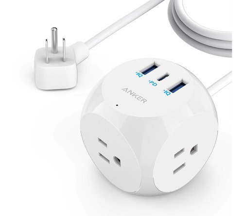 Anker Power Strip Con Usb C, Powerextend Usb-c 3 Cube Con 3 