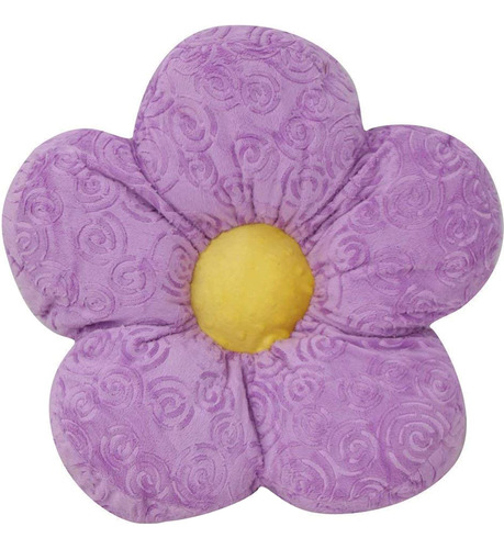 Snuggle Stuffs Almohada De 15  Minky Flower Lavender