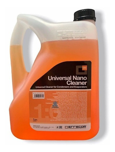 Bidon Limpiador Nano Cleaner 3.78l Errecom Condensador 