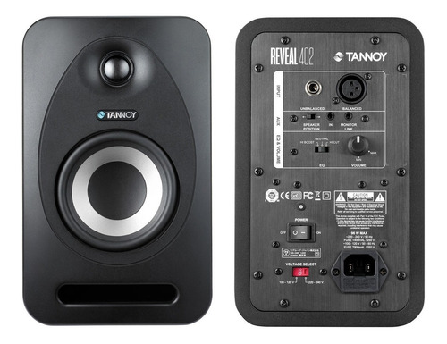 Monitor Para Estúdio Caixa Tannoy Reveal 402 Bi 04  70w Par