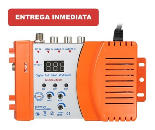 Modulador Digital Profesional Vhf Uhf Rf Av A Rf Tv 