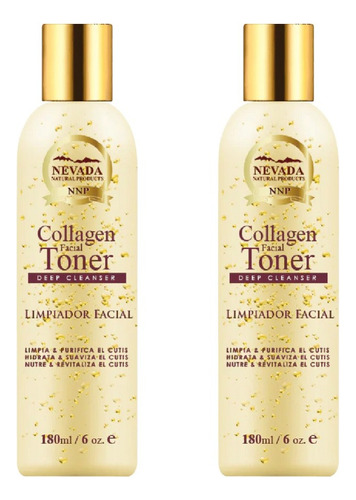 2 Limpiador Facial Colágeno 180ml