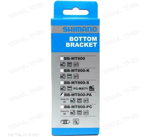 Bottom Bracket Shimano Cazoleta Bb-mt800-pa