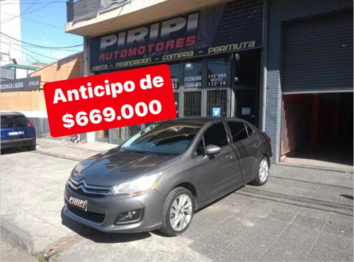 Citroën C4 Lounge 2014 Gnc Tendance, Anticipo De $669.000