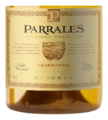 Vinho Chileno Parrales Chardonnay 750 Ml Cx/6