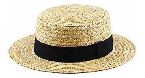 Sombrero De Navegante Sombreros Skimmer De Paja Años 20 Gá