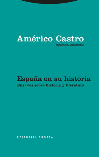 Libro Ensayos Sobre Historia Y Literatura - Castro, Amã©r...