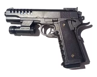 Pistola Airsoft Con Linterna Vigor V301a Resorte 6 Mm Bbs