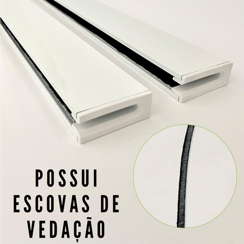 Persiana Blackout 1,40lx1,70a + Guias Laterais + Guia Base