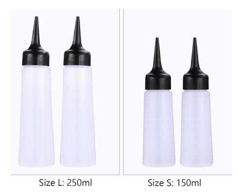 Botellas De Tinte Para El Cabello, Botella De Champú Para Te