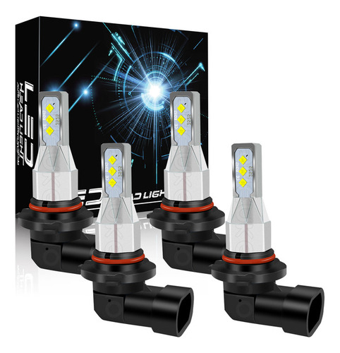 9005 9006 Kit De Faros Led Bombillas Combo Súper Blanco