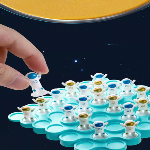 Astronauta Jenga Padre Niño Juego De Mesa Para Dos Personas