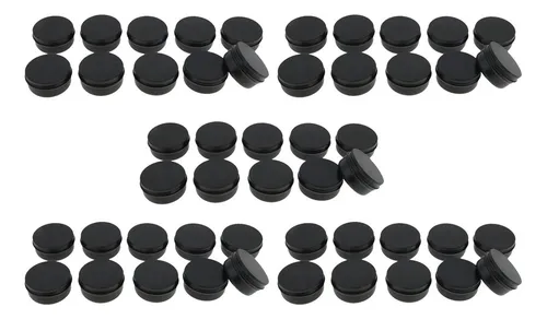50 Piezas Portátiles 30g De Aluminio Tarros De Lata De