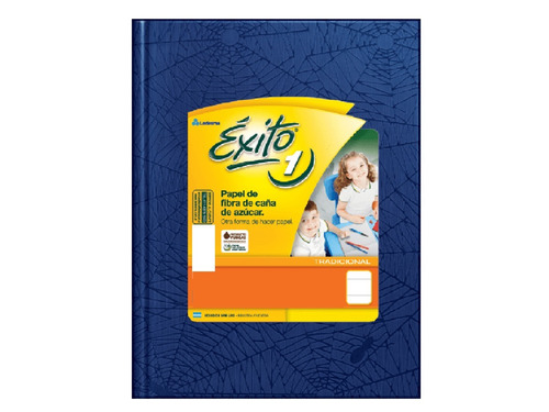 Cuaderno Exito Tapa Dura X 48 Hojas Rayadas Azul 16 X21 Cm