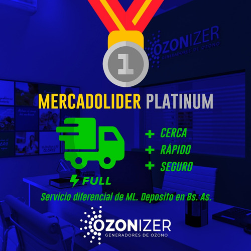 Ozonizador Doble - Purificador Ioniza Y Elimina Olores 300m3