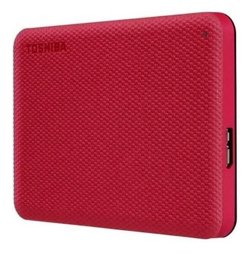Imagen 2 de 4 de Disco duro externo Toshiba Canvio Advance HDTCA10X 1TB rojo