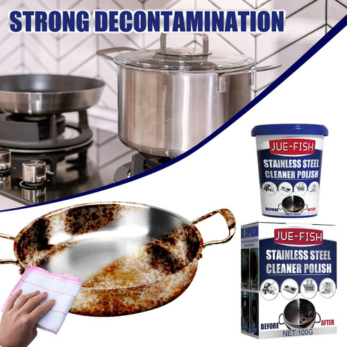Detergente De Cocina Con Crema Limpiadora De Acero Inoxidabl